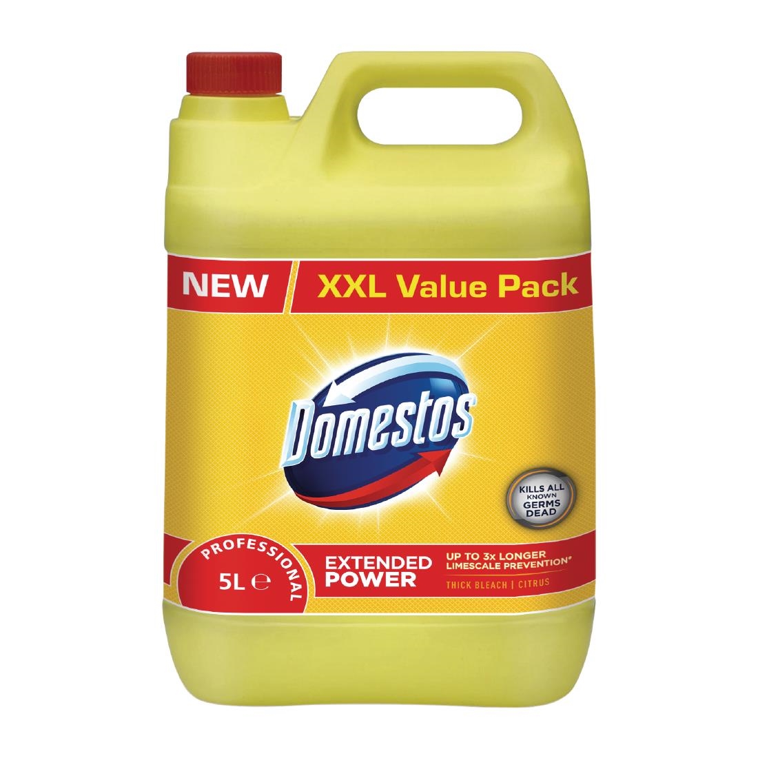 Domestos Professional Citrus Bleach Concentrate 5Ltr (4 Pack)