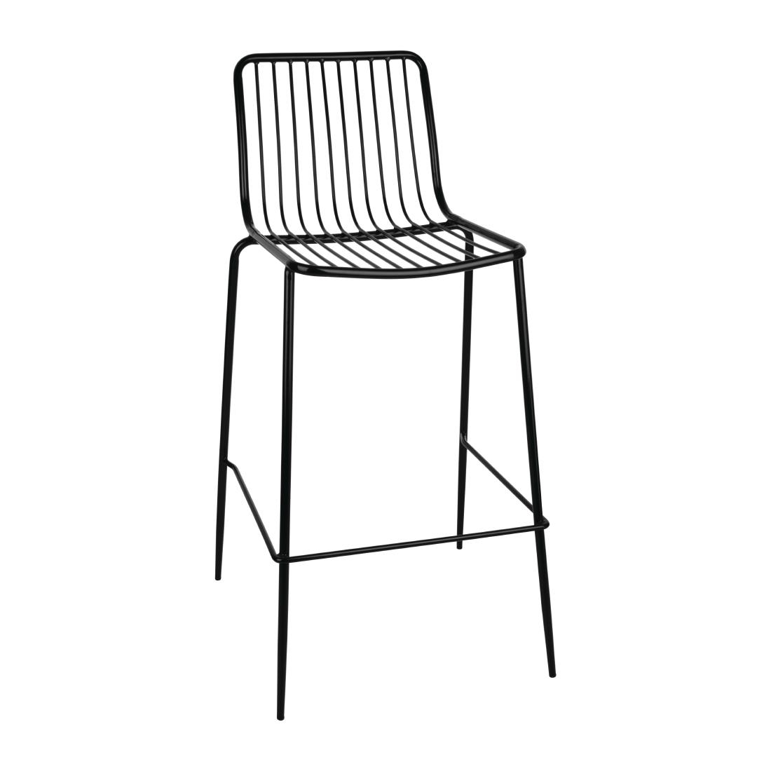 Bolero Steel Wire High Stools (Pack of 4)