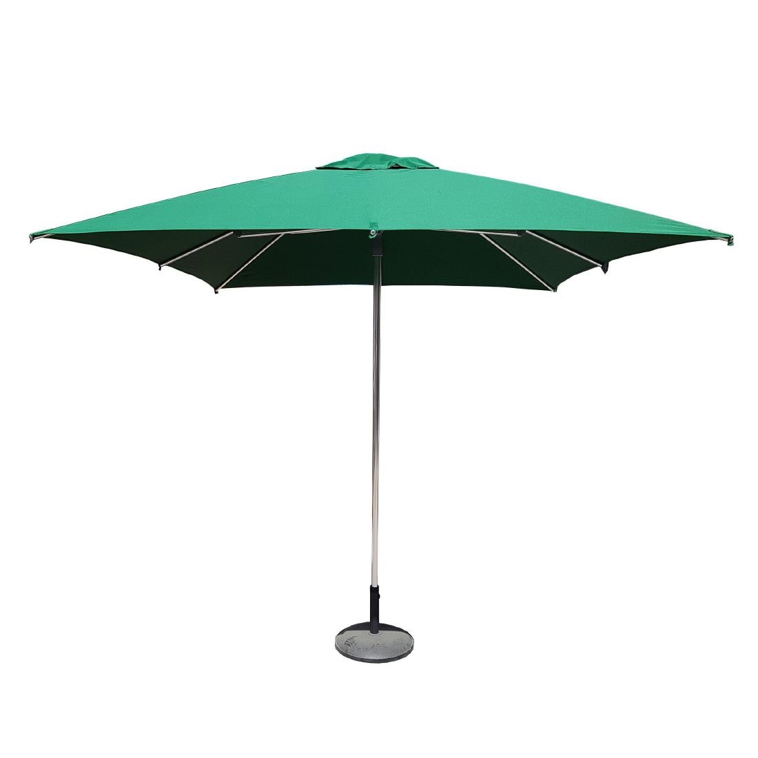 Eden Milan Square Parasol 2.5 x 2.5m Green