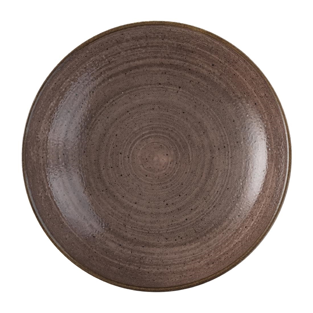 Churchill Stonecast Raw Evolve Coupe Bowl Brown 248mm (Pack of 12)