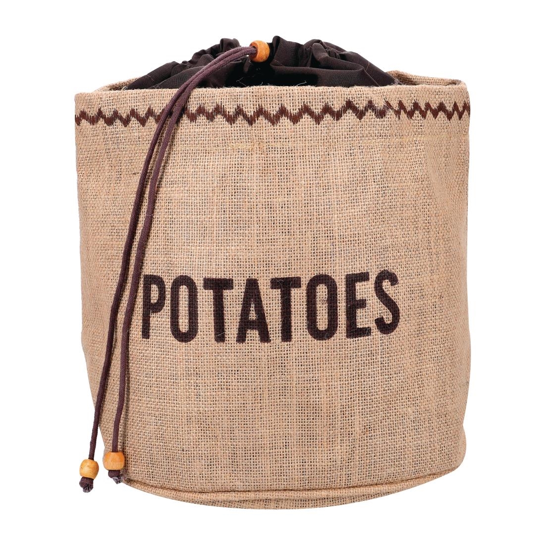 Natural Elements Hessian Potato Preserving Bag 25 x 25 x 24cm