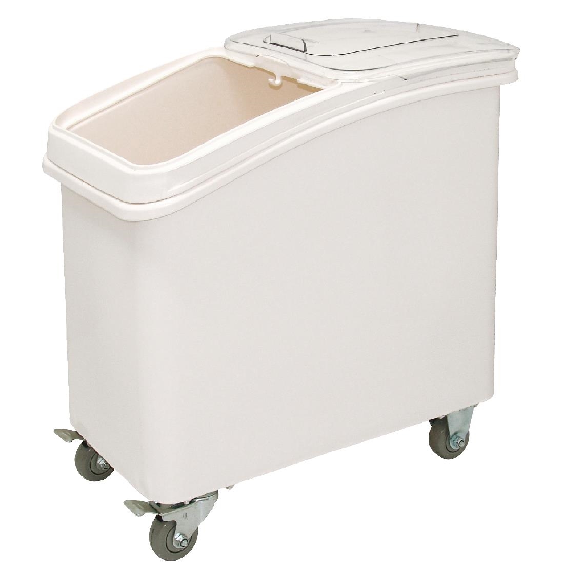 Vogue Polypropylene Ingredient Bin with Scoop 81Ltr