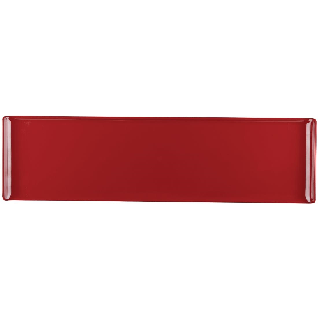 Alchemy Buffet Red Melamine Rectangular Trays 560x 153mm (Pack of 4)