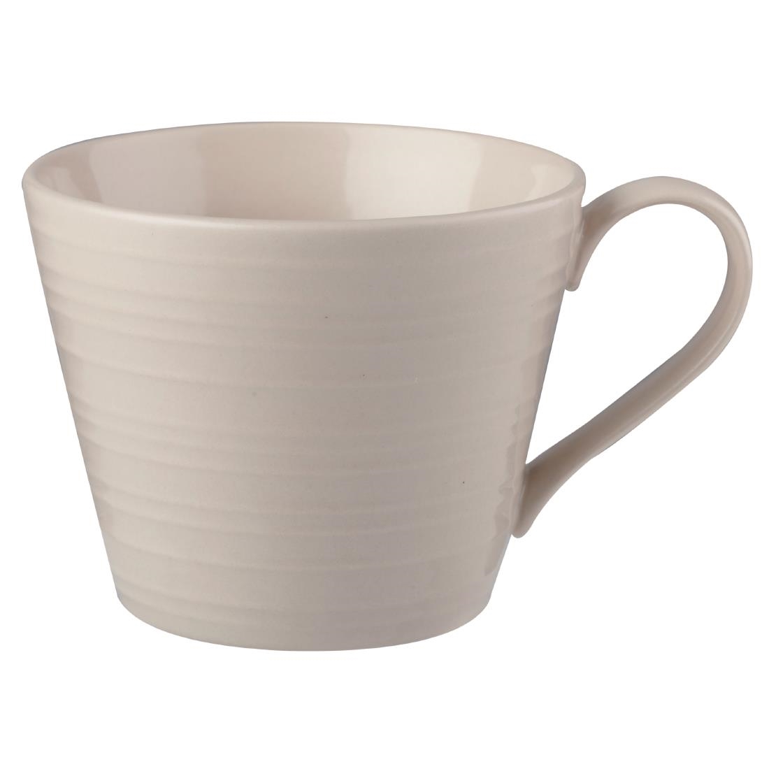 Art de Cuisine Rustics Cream Snug Mugs 341ml (Pack of 6)