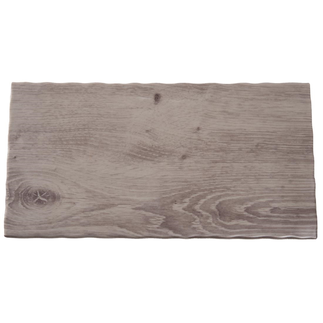 APS Wood Effect Melamine Tray GN 1/3