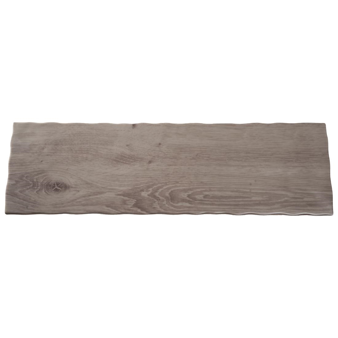 APS Wood Effect Melamine Tray GN 2/4