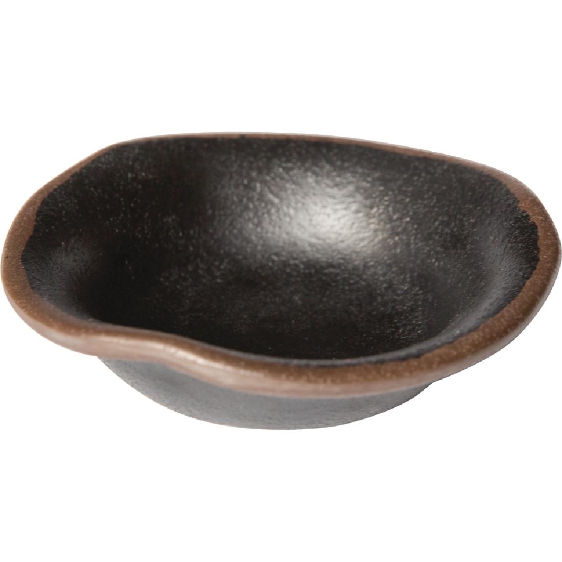 APS Marone Melamine Rustic Bowl 115mm