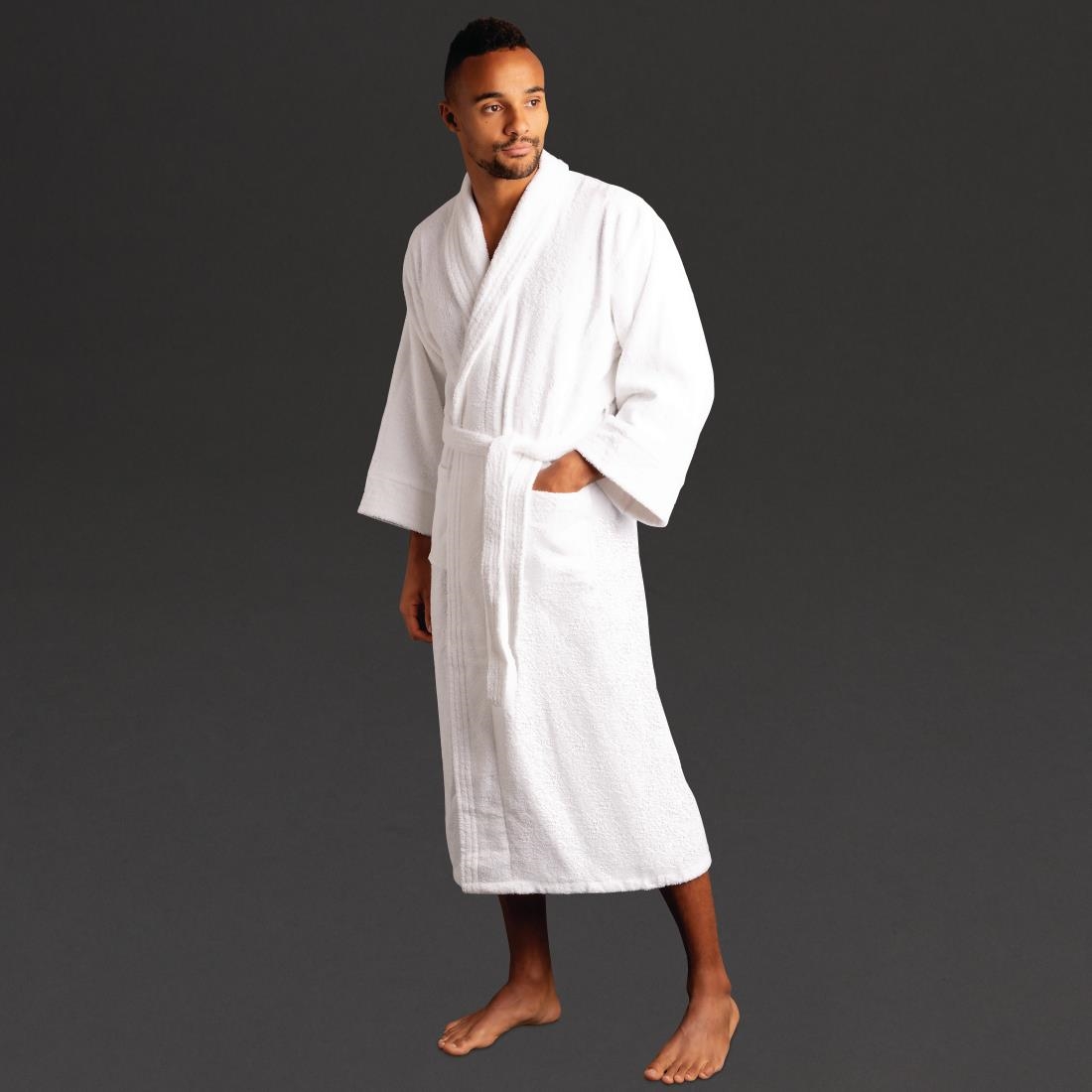 Mitre Comfort Sandringham Bathrobe White Large