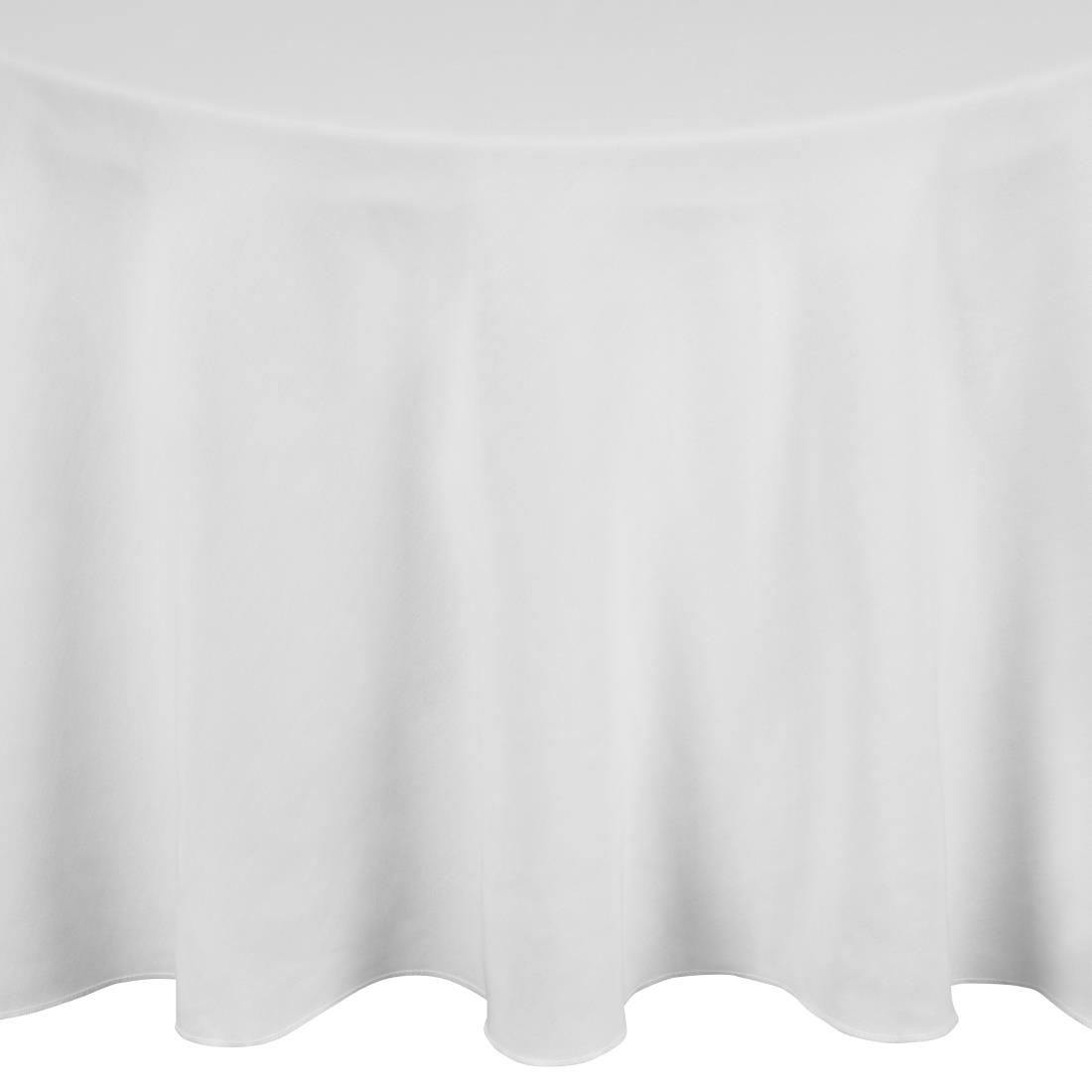 Mitre Essentials Occasions Round Tablecloth White 3300mm