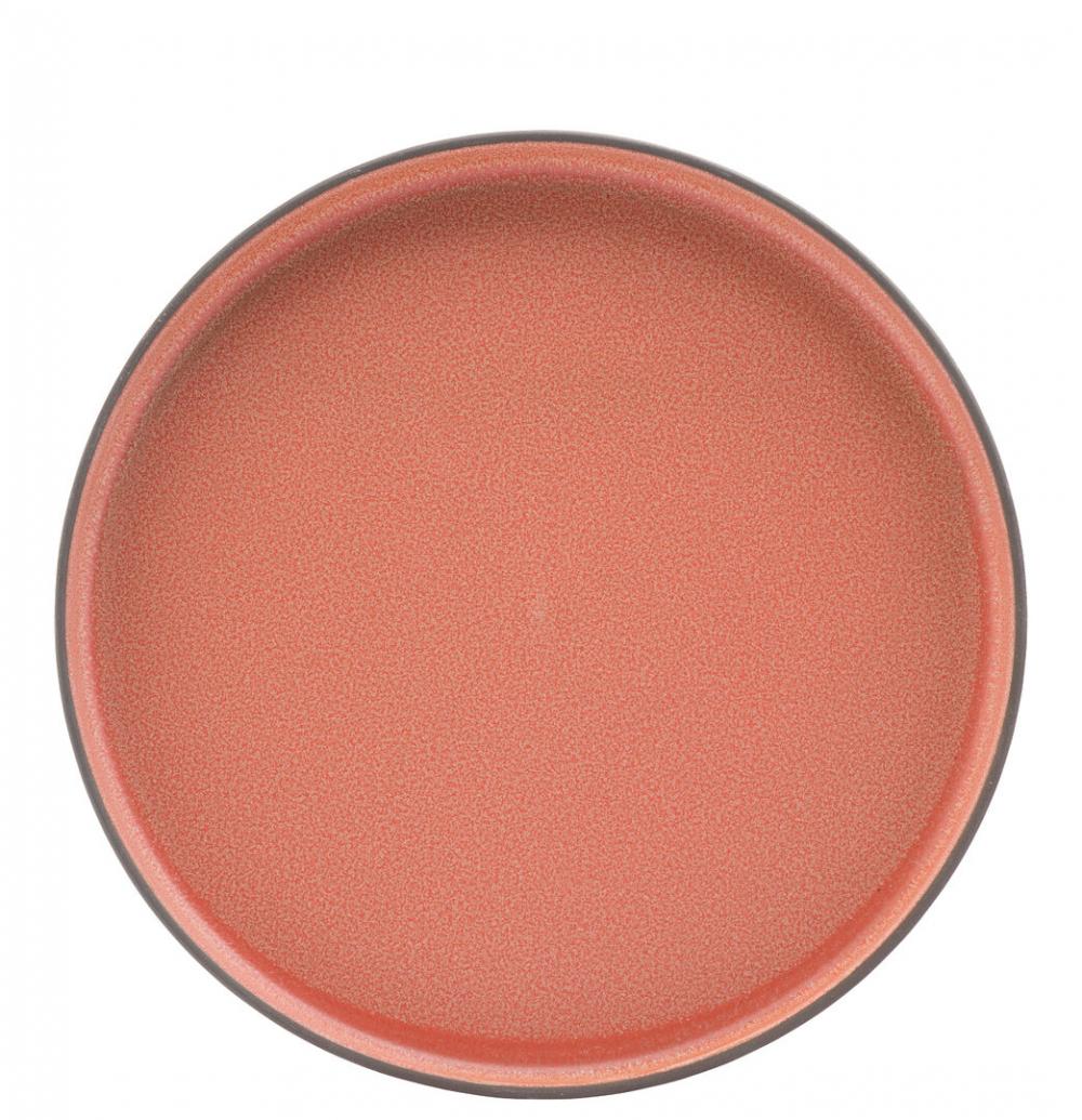 Coral Walled Plate 10.25